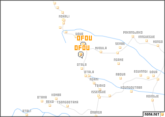 map of Ofou