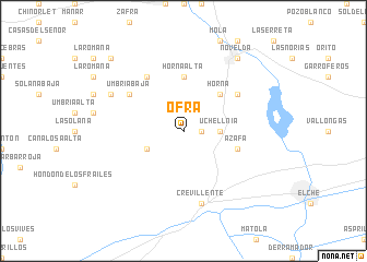 map of Ofra