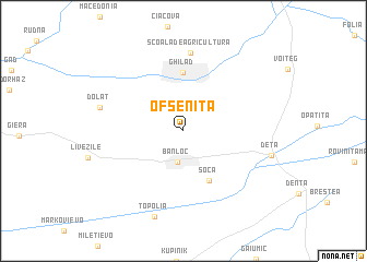 map of Ofseniţa