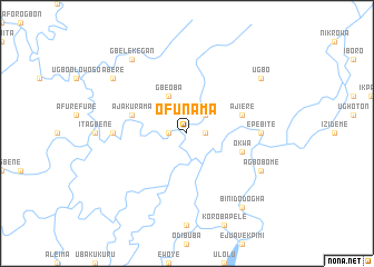 map of Ofunama