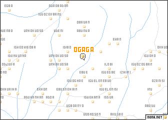 map of Ogaga