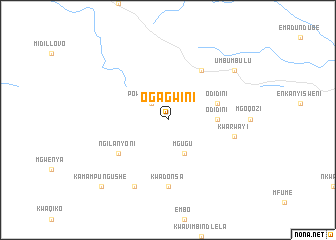 map of oGagwini