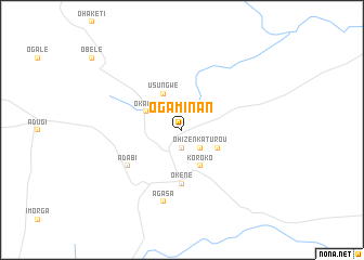map of Ogaminan
