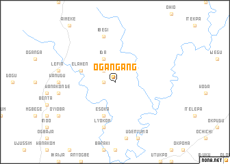 map of Ogangang