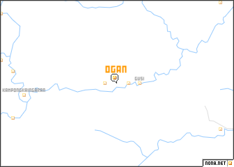 map of Ogan