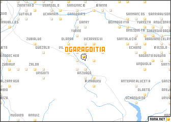 map of Ogaragoitia