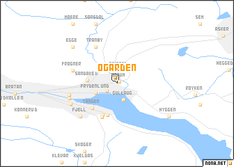 map of Øgården