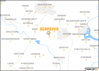 map of Ogarëvka