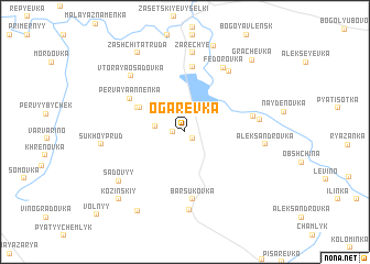 map of Ogarëvka