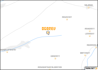 map of Ogarëv