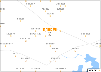 map of Ogarëv