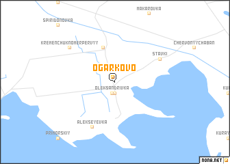 map of Ogarkovo