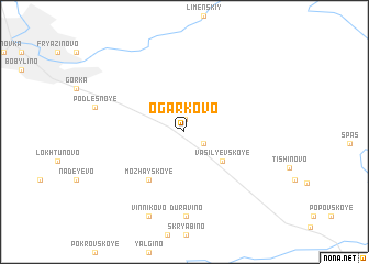 map of Ogarkovo