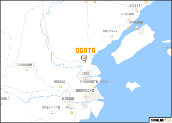 map of Ogata