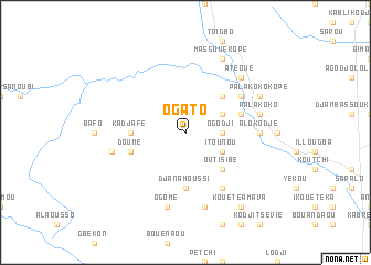 map of Ogato