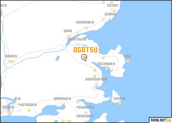 map of Ogatsu