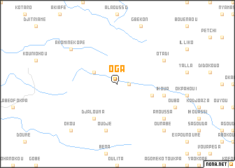 map of Oga
