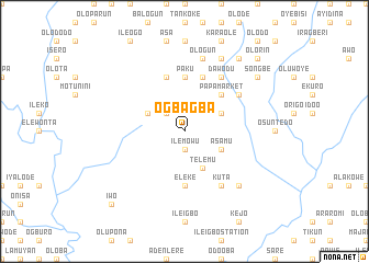 map of Ogbagba