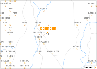 map of Ogbagba