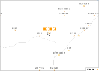 map of Ogbagi