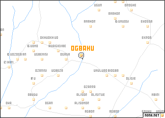 map of Ogbahu