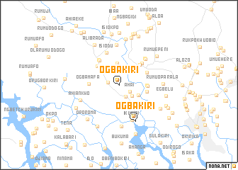 map of Ogbakiri