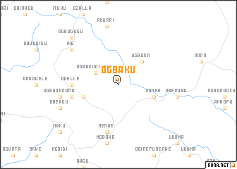 map of Ogbaku
