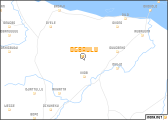 map of Ogbaulu