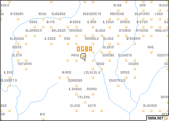 map of Ogba