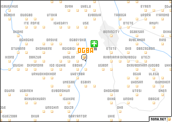 map of Ogba