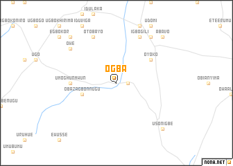 map of Ogba