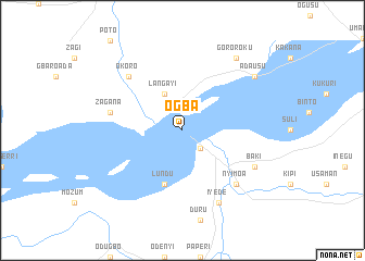 map of Ogba