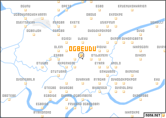 map of Ogbe Udu