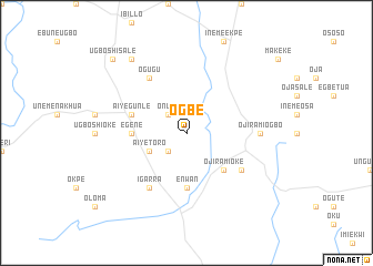map of Ogbe