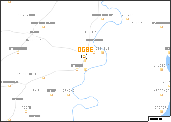 map of Ogbe