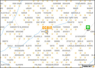 map of Ogbin