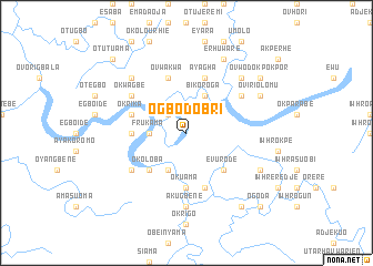 map of Ogbodobri