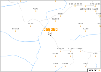 map of Ogbodo