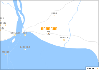 map of Ogbogbo