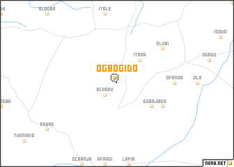 map of Ogbogido