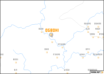 map of Ogbohi