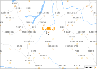 map of Ogboji