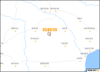 map of Ogbona