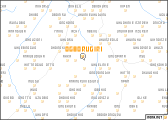 map of Ogbor Ugiri