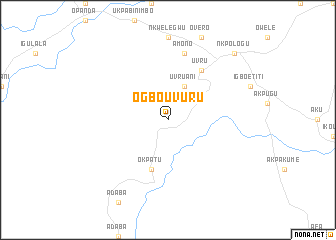 map of Ogbo Uvuru