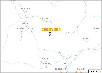 map of Ogboyoga