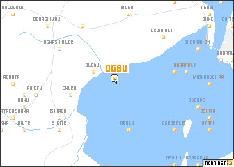 map of Ogbu