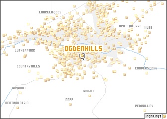 map of Ogden Hills