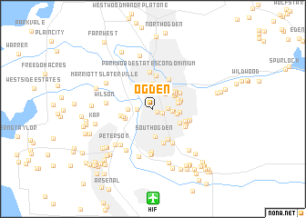 map of Ogden