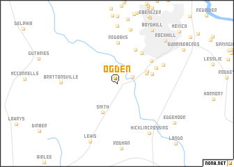 map of Ogden